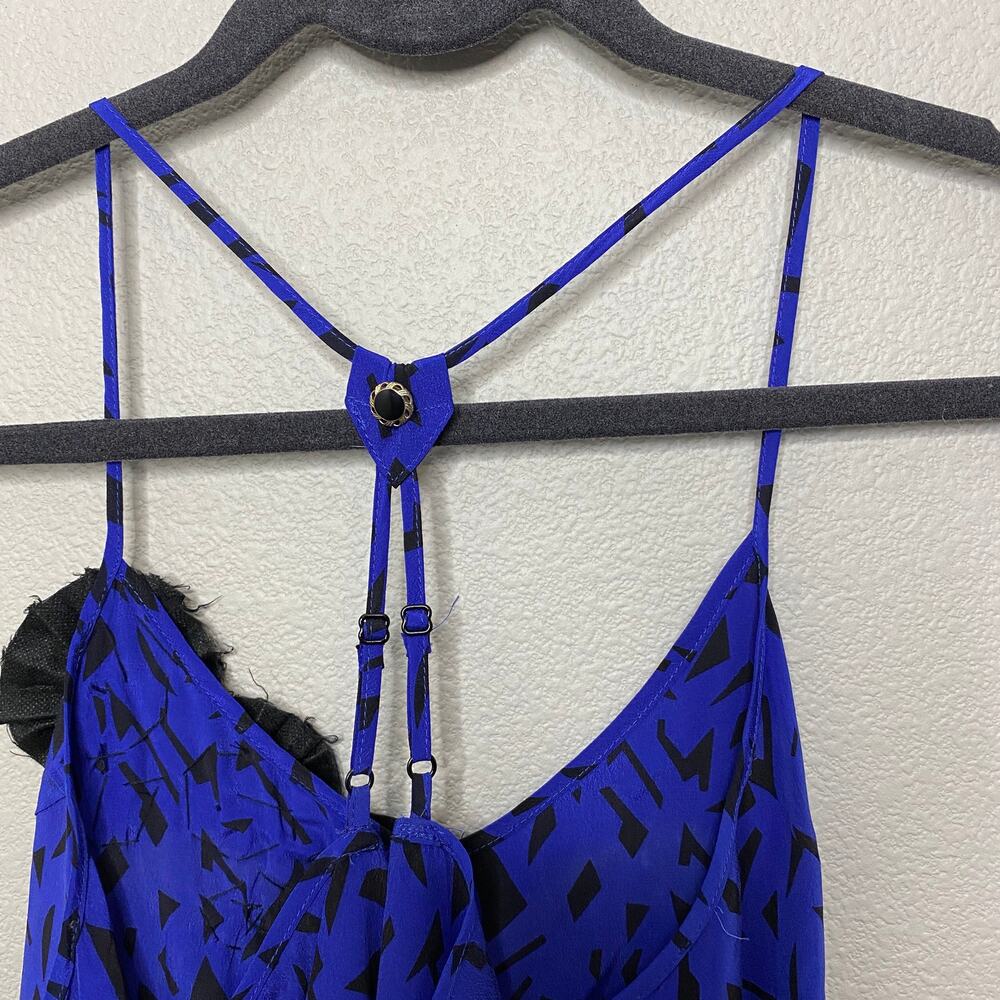 Yumi Kim Blue Silk Tank Blouse Size‎ S - Picture 4 of 6